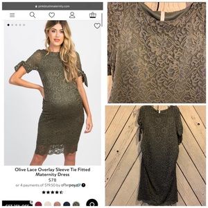 Pink Blush Maternity Dress